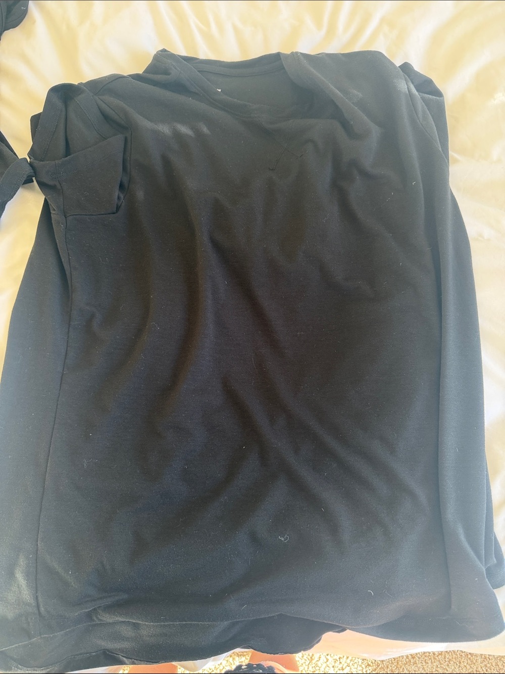 Men's Black Crew Neck Shirt